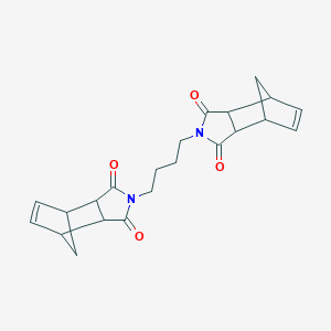molecular formula C22H24N2O4 B4081316 4,4'-(1,4-butanediyl)bis(4-azatricyclo[5.2.1.0~2,6~]dec-8-ene-3,5-dione) 