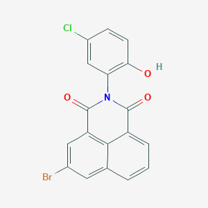 5-bromo-2-(5-chloro-2-hydroxyphenyl)-1H-benzo[de]isoquinoline-1,3(2H)-dione