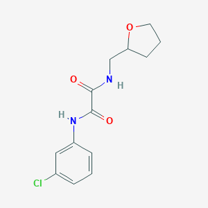 molecular formula C13H15ClN2O3 B408177 N~1~-(3-chlorophenyl)-N~2~-(tetrahydro-2-furanylmethyl)ethanediamide CAS No. 331863-79-7