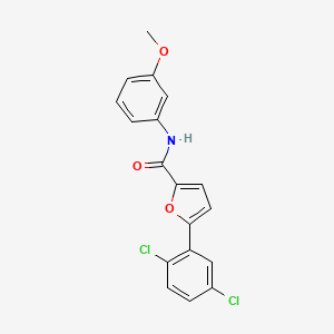 molecular formula C18H13Cl2NO3 B4081790 5-(2,5-dichlorophenyl)-N-(3-methoxyphenyl)-2-furamide 