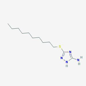 5-Decylsulfanyl-2H-[1,2,4]triazol-3-ylamine