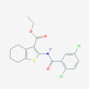 Ethyl 2-[(2,5-dichlorobenzoyl)amino]-4,5,6,7-tetrahydro-1-benzothiophene-3-carboxylate