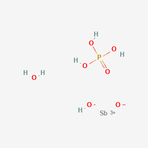 molecular formula O20P5Sb3 B040821 Antimony(V) phosphate CAS No. 123402-86-8