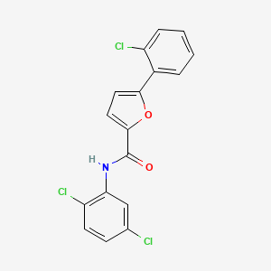 molecular formula C17H10Cl3NO2 B4082158 5-(2-chlorophenyl)-N-(2,5-dichlorophenyl)-2-furamide 
