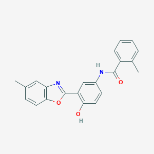 N-[4-Hydroxy-3-(5-methyl-benzooxazol-2-yl)-phenyl]-2-methyl-benzamide