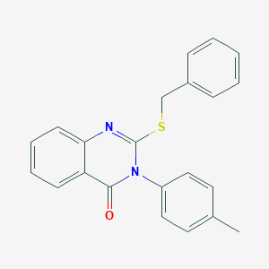 2-(benzylsulfanyl)-3-(4-methylphenyl)-4(3H)-quinazolinone