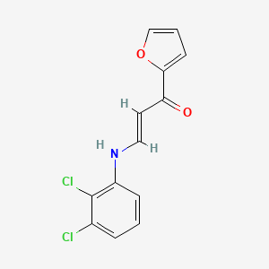 3-[(2,3-dichlorophenyl)amino]-1-(2-furyl)-2-propen-1-one