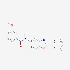 molecular formula C23H20N2O3 B408249 3-ethoxy-N-[2-(3-methylphenyl)-1,3-benzoxazol-5-yl]benzamide 