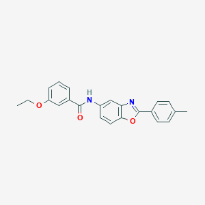 molecular formula C23H20N2O3 B408259 3-ethoxy-N-[2-(4-methylphenyl)-1,3-benzoxazol-5-yl]benzamide 