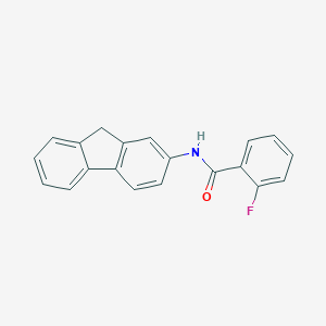 N-(9H-fluoren-2-yl)-2-fluorobenzamide