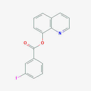 molecular formula C16H10INO2 B408271 8-Quinolinyl 3-iodobenzoate 