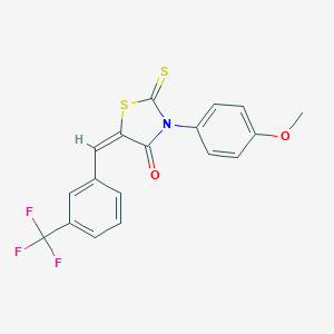 3-(4-Methoxyphenyl)-2-thioxo-5-[3-(trifluoromethyl)benzylidene]-1,3-thiazolidin-4-one