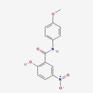 2-hydroxy-N-(4-methoxyphenyl)-5-nitrobenzamide