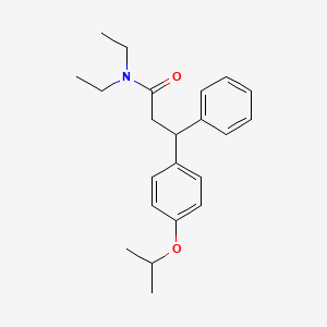 molecular formula C22H29NO2 B4083103 N,N-diethyl-3-(4-isopropoxyphenyl)-3-phenylpropanamide 