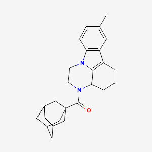 3-(1-adamantylcarbonyl)-8-methyl-2,3,3a,4,5,6-hexahydro-1H-pyrazino[3,2,1-jk]carbazole