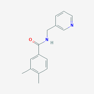 molecular formula C15H16N2O B408312 3,4-dimethyl-N-(pyridin-3-ylmethyl)benzamide 