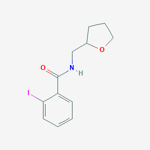 molecular formula C12H14INO2 B408313 2-iodo-N-(oxolan-2-ylmethyl)benzamide CAS No. 333349-57-8