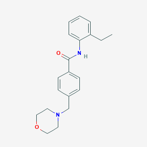molecular formula C20H24N2O2 B408317 N-(2-ethylphenyl)-4-(4-morpholinylmethyl)benzamide 