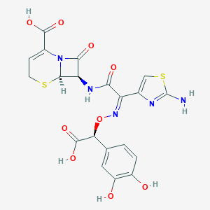 molecular formula C20H17N5O9S2 B040832 Cefetecol CAS No. 117211-03-7