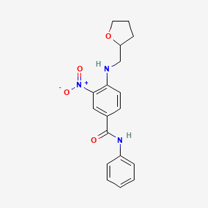 3-nitro-N-phenyl-4-[(tetrahydro-2-furanylmethyl)amino]benzamide