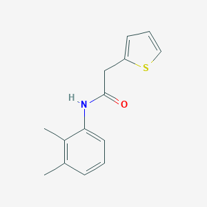 molecular formula C14H15NOS B408358 N-(2,3-dimethylphenyl)-2-(thiophen-2-yl)acetamide CAS No. 349419-68-7