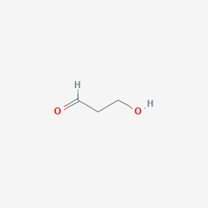 molecular formula C3H6O2 B040837 3-Hydroxypropanal CAS No. 118606-97-6