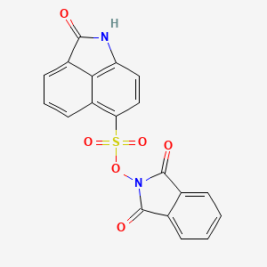 2-{[(2-oxo-1,2-dihydrobenzo[cd]indol-6-yl)sulfonyl]oxy}-1H-isoindole-1,3(2H)-dione