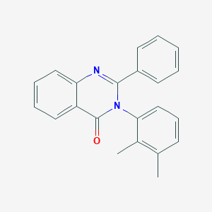 molecular formula C22H18N2O B408386 3-(2,3-dimethylphenyl)-2-phenyl-4(3H)-quinazolinone 