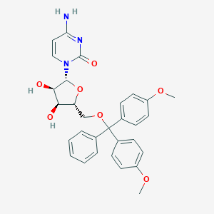 molecular formula C30H31N3O7 B040839 Cytidine,5'-O-[bis(4-methoxyphenyl)phenylmethyl]-(9CI) CAS No. 112897-99-1