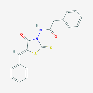 2-Thioxo-3-[(alpha-oxophenethyl)amino]-5-benzylidenethiazolidin-4-one