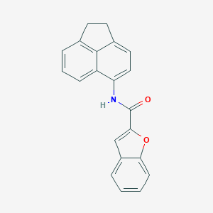 molecular formula C21H15NO2 B408407 N-(1,2-dihydro-5-acenaphthylenyl)-1-benzofuran-2-carboxamide 