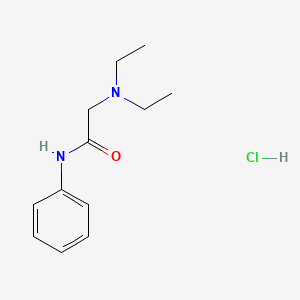 molecular formula C12H19ClN2O B4084264 N~2~,N~2~-diethyl-N~1~-phenylglycinamide hydrochloride CAS No. 3213-15-8