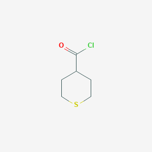 molecular formula C6H9ClOS B040843 Thiane-4-carbonyl chloride CAS No. 121654-84-0