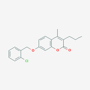 7-[(2-chlorobenzyl)oxy]-4-methyl-3-propyl-2H-chromen-2-one
