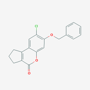 7-(benzyloxy)-8-chloro-2,3-dihydrocyclopenta[c]chromen-4(1H)-one