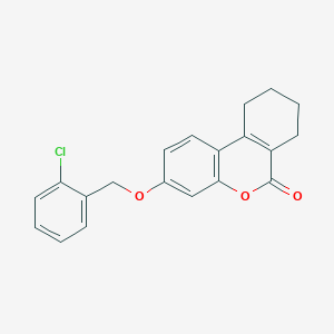 3-[(2-chlorobenzyl)oxy]-7,8,9,10-tetrahydro-6H-benzo[c]chromen-6-one