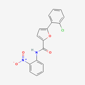 molecular formula C17H11ClN2O4 B4084507 5-(2-chlorophenyl)-N-(2-nitrophenyl)-2-furamide CAS No. 199458-85-0