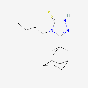 5-(1-adamantyl)-4-butyl-2,4-dihydro-3H-1,2,4-triazole-3-thione