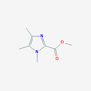 molecular formula C8H12N2O2 B040846 Methyl 1,4,5-trimethylimidazole-2-carboxylate CAS No. 112075-25-9