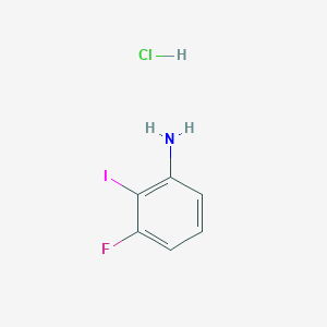 molecular formula C6H6ClFIN B040847 3-Fluoro-2-iodoaniline hydrochloride CAS No. 122455-37-2