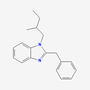 molecular formula C19H22N2 B4084776 2-benzyl-1-(2-methylbutyl)-1H-benzimidazole 