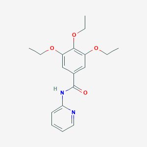 molecular formula C18H22N2O4 B408479 3,4,5-triethoxy-N-(2-pyridinyl)benzamide 