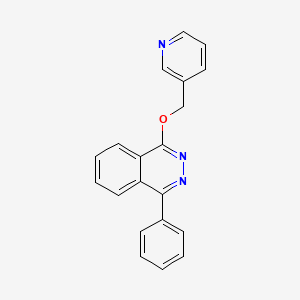 molecular formula C20H15N3O B4085003 1-phenyl-4-(3-pyridinylmethoxy)phthalazine 