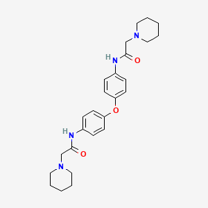 molecular formula C26H34N4O3 B4085090 N,N'-(oxydi-4,1-phenylene)bis[2-(1-piperidinyl)acetamide] 
