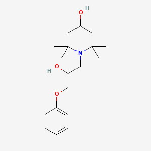 1-(2-hydroxy-3-phenoxypropyl)-2,2,6,6-tetramethyl-4-piperidinol