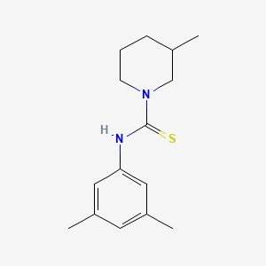 molecular formula C15H22N2S B4085210 N-(3,5-dimethylphenyl)-3-methyl-1-piperidinecarbothioamide 