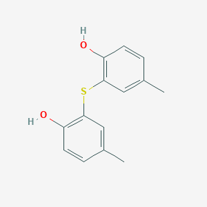 molecular formula C14H14O2S B4085282 2,2'-硫代双(4-甲基苯酚) 
