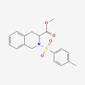 molecular formula C18H19NO4S B4085310 methyl 2-[(4-methylphenyl)sulfonyl]-1,2,3,4-tetrahydro-3-isoquinolinecarboxylate 