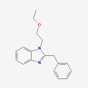 molecular formula C18H20N2O B4085419 2-benzyl-1-(2-ethoxyethyl)-1H-benzimidazole 