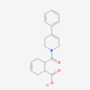6-[(4-phenyl-3,6-dihydro-1(2H)-pyridinyl)carbonyl]-3-cyclohexene-1-carboxylic acid